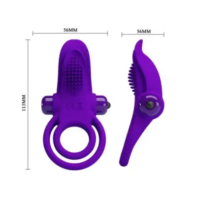 Vibrator Pretty Love Ring Purple