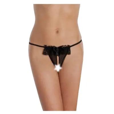 Bikini String cu Decupaj Elastic