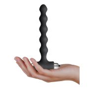 ROCKS-OFF - PETITE SENSATIONS PEARLS - ANAL VIBRATOR - BLACK