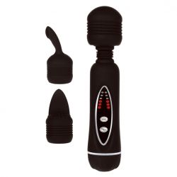 Black Wand Power Massager + 2 capete