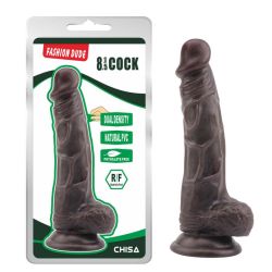 Dildo Fashion Dude 8.5 Inch Cock Brown !!!!!!!!!!!