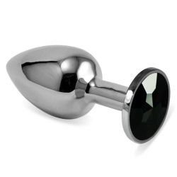 Rosebud Butt Plug Silver