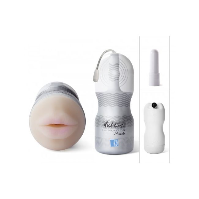 Masturbator cu vibratii Vulcan Natur Mouth