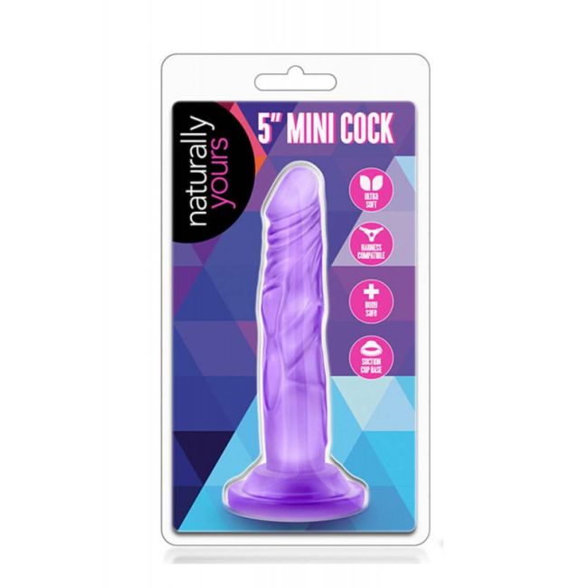 Dildo Mini Cock Purple 5 inch