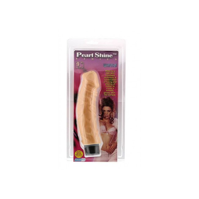 Pearl Shine 9 Vibrator Flesh