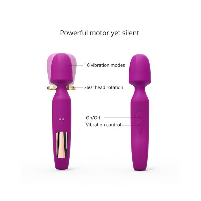 R-EVOLUTION - Vibrator Bagheta cu 2 Atașamente