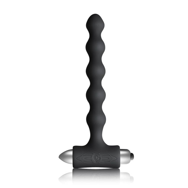 ROCKS-OFF - PETITE SENSATIONS PEARLS - ANAL VIBRATOR - BLACK